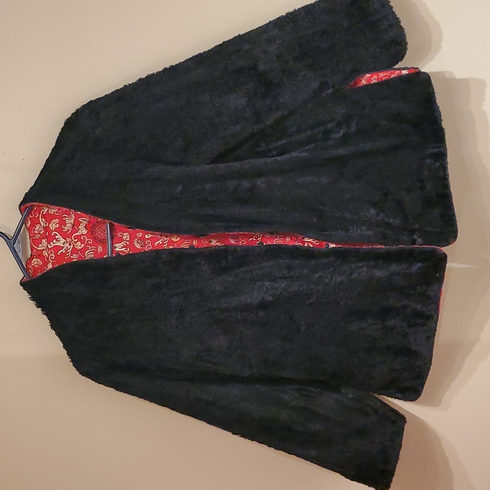 Oriental Satin Reversible Jacket - image 8